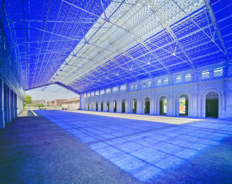Recreación del proyecto para rehabilitar la antigua estación de Benalúa en alicante como sede de Casa Mediterráneo Recreación del proyecto para rehabilitar la antigua estación de Benalúa en alicante como sede de Casa Mediterráneo