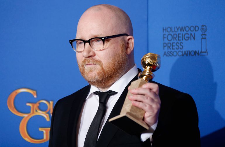 Jóhann Jóhannsson con el Globo de Oro que ganó por 'La teoría del todo' Jóhann Jóhannsson con el Globo de Oro que ganó por 'La teoría del todo'