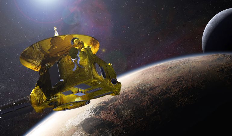 El viaje de la New Horizons. El viaje de la New Horizons.