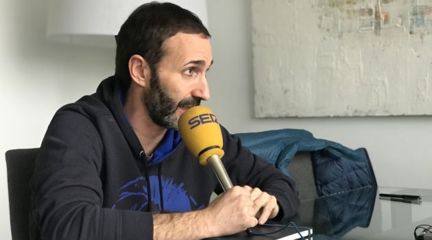 Sito Alonso, durante la entrevista Sito Alonso, durante la entrevista