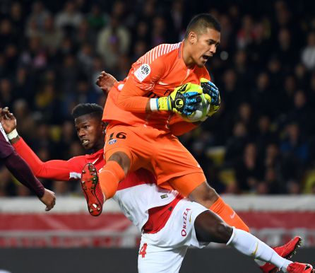 Alphonse Areola, en un partido de la Liga francesa. Alphonse Areola, en un partido de la Liga francesa.