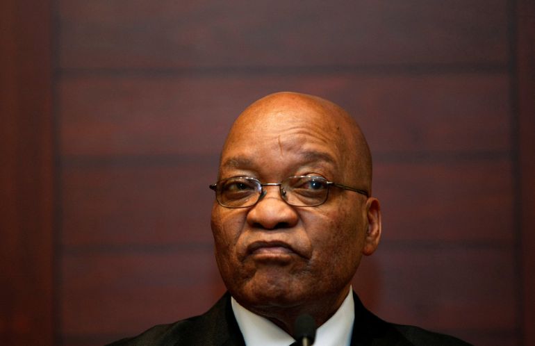 El presidente Sudafricano Jacob Zuma en un acto reciente con el Primer Ministro Sueco en Cape Town El presidente Sudafricano Jacob Zuma en un acto reciente con el Primer Ministro Sueco en Cape Town