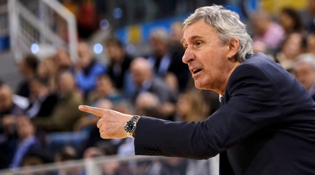 Svetislav Pesic, durante la final copera Svetislav Pesic, durante la final copera