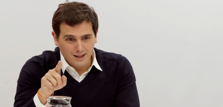 El líder de Ciudadanos, Albert Rivera El líder de Ciudadanos, Albert Rivera