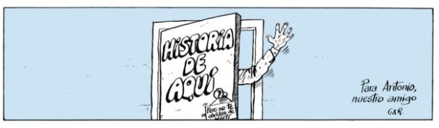 Viñeta en recuerdo de Forges de Gallego & Rey. Viñeta en recuerdo de Forges de Gallego & Rey.