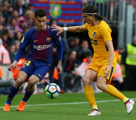 Coutinho y Filipe Luis Coutinho y Filipe Luis