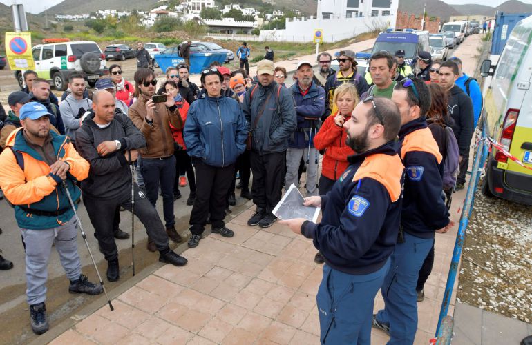 Dispositivo de búsqueda de Gabriel Cruz, el niño de 8 años desaparecido en Níjar (Almería). Dispositivo de búsqueda de Gabriel Cruz, el niño de 8 años desaparecido en Níjar (Almería).