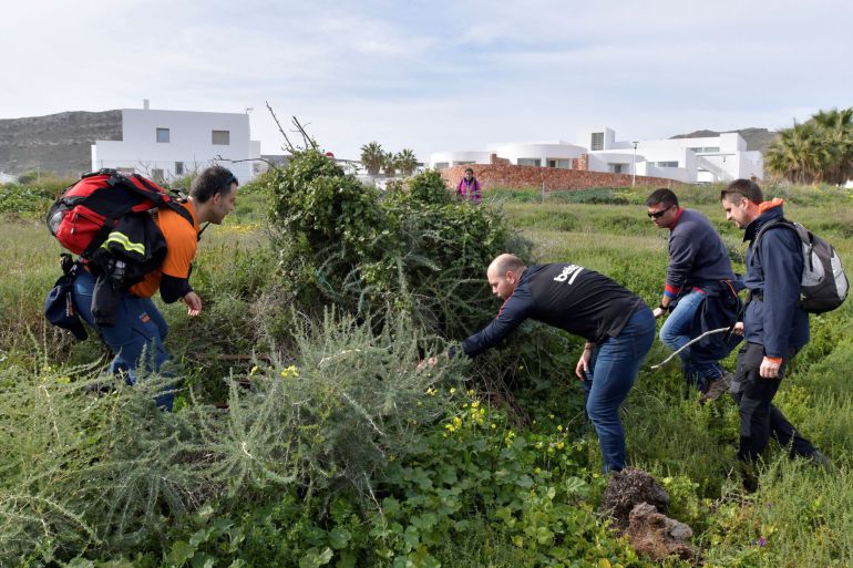 Dispositivo de búsqueda de Gabriel Cruz, el niño de 8 años desaparecido en Níjar (Almería). Dispositivo de búsqueda de Gabriel Cruz, el niño de 8 años desaparecido en Níjar (Almería).