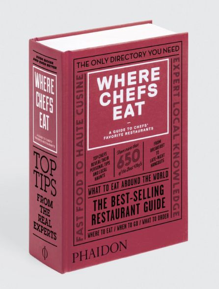 'Where Chefs Eat'. 'Where Chefs Eat'.
