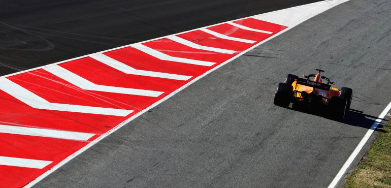 Fernando Alonso, en Montmeló. Fernando Alonso, en Montmeló.