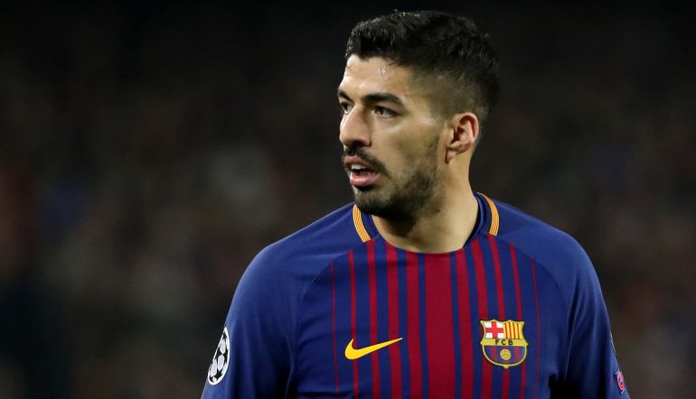 El uruguayo del Barcelona Luis Suárez. El uruguayo del Barcelona Luis Suárez.