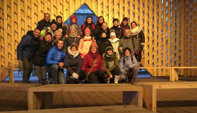 El grupo de profesores que visitó las escuelas en Finlandia. El grupo de profesores que visitó las escuelas en Finlandia.