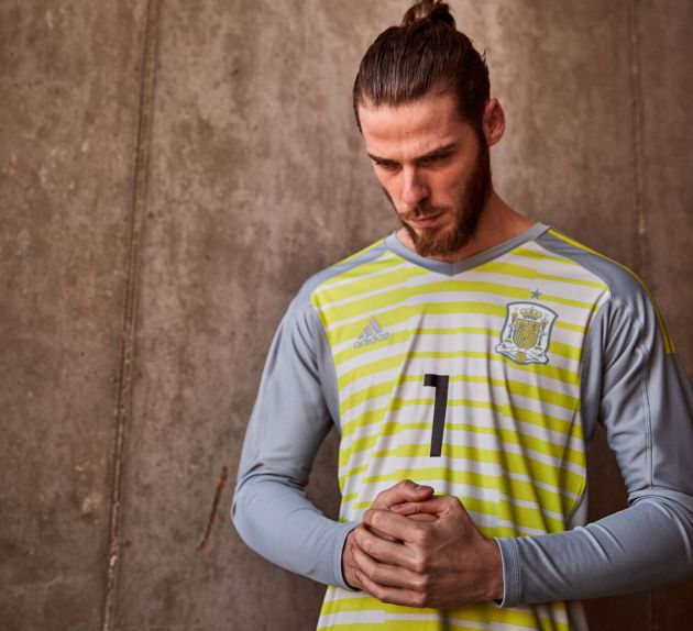 De Gea luce la segunda equipación de España en el Mundial de Rusia De Gea luce la segunda equipación de España en el Mundial de Rusia
