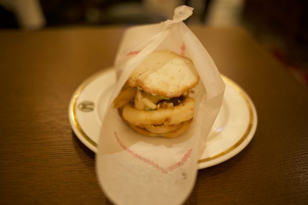 Bocata de calamares. Bocata de calamares.
