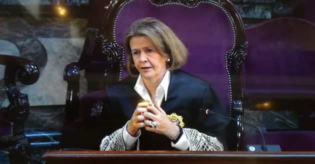 La Fiscal Garrido durante la vista La Fiscal Garrido durante la vista
