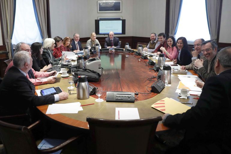 Vista general de la reunión de la Subcomisión de Pacto Educativo, celebrada en el Congreso de los Diputados. / Chema Moya (EFE) Vista general de la reunión de la Subcomisión de Pacto Educativo, celebrada en el Congreso de los Diputados. / Chema Moya (EFE)