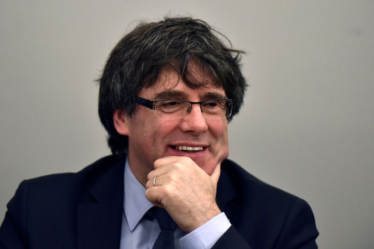 Imagen de Puigdemont el 14 de marzo de 2018 Imagen de Puigdemont el 14 de marzo de 2018