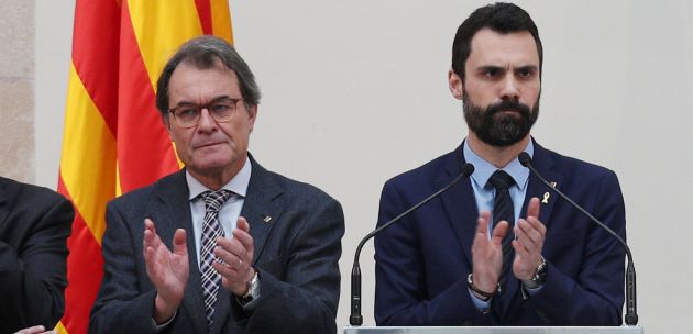 Artur Mas y Roger Torrent hace dos días Artur Mas y Roger Torrent hace dos días
