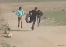 Un vídeo muestra la muerte de un palestino tiroteado por la espalda durante los disturbios de Gaza