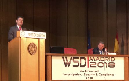 El ministro de Justicia, Rafael Catalá, en el acto de clausura del congreso WSD 2018, el pasado 16 de marzo, jornada en la que participó el ingenerio Hervé Falciani. El ministro de Justicia, Rafael Catalá, en el acto de clausura del congreso WSD 2018, el pasado 16 de marzo, jornada en la que participó el ingenerio Hervé Falciani.