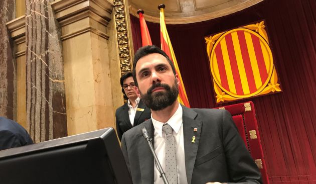 El presidente del Parlament, Roger Torrent El presidente del Parlament, Roger Torrent