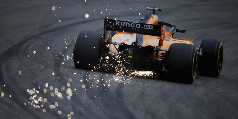 Fernando Alonso, en el Circuito Internacional de Shanghai. Fernando Alonso, en el Circuito Internacional de Shanghai.