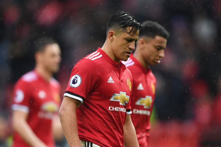 Alexis Sánchez durante el encuentro entre el West Bromwich y el Manchester United. Alexis Sánchez durante el encuentro entre el West Bromwich y el Manchester United.