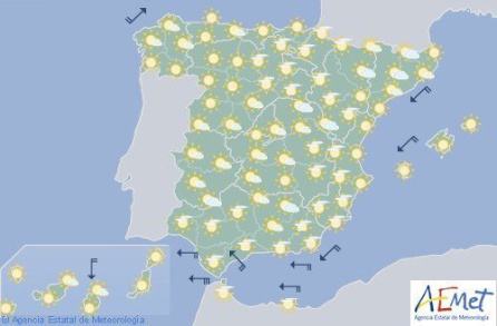 El sol será también protagonista el miércoles 18 de abril. El sol será también protagonista el miércoles 18 de abril.