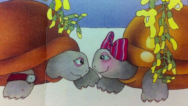 Arturo y Clementina, en una imagen del libro. Arturo y Clementina, en una imagen del libro.
