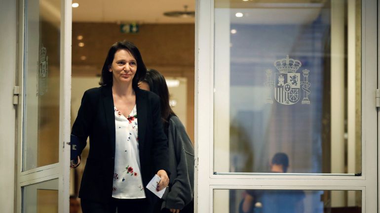 La diputada de Podemos Carolina Bescansa, en el Congreso La diputada de Podemos Carolina Bescansa, en el Congreso
