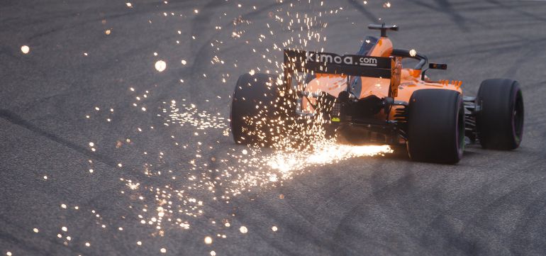 Fernando Alonso, en la calificación del GP de China. Fernando Alonso, en la calificación del GP de China.