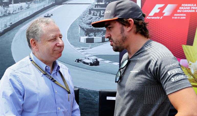 Jean Todt y Fernando Alonso. Jean Todt y Fernando Alonso.