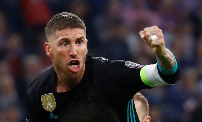 BAYERN - REAL MADRID GOLES: Sergio Ramos se rinde al trabajo de Lucas Vázquez BAYERN - REAL MADRID GOLES: Sergio Ramos se rinde al trabajo de Lucas Vázquez