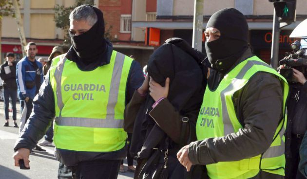 Detención de un supuesto yihadista en una imagen de archivo Detención de un supuesto yihadista en una imagen de archivo