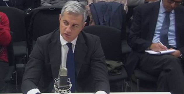 Ricardo Costa durante su declaración en el juicio Ricardo Costa durante su declaración en el juicio