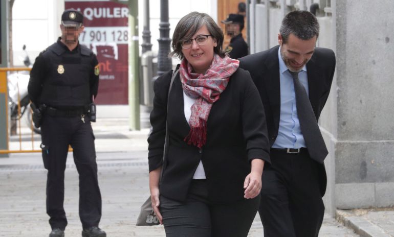 Mireia Boya a su llegada al Tribunal Supremo Mireia Boya a su llegada al Tribunal Supremo