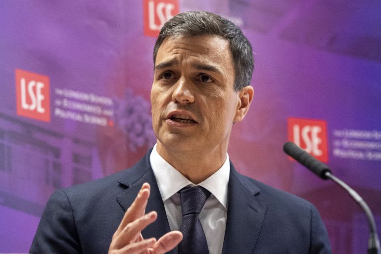 El secretario general del Partido Socialista Obrero Español (PSOE), Pedro Sánchez, ofrece una conferencia en la London School of Economics El secretario general del Partido Socialista Obrero Español (PSOE), Pedro Sánchez, ofrece una conferencia en la London School of Economics