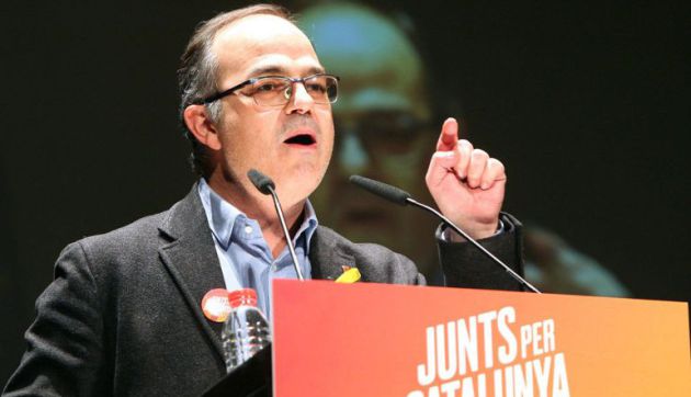Turull en una imagen de la campaña electoral del 21D Turull en una imagen de la campaña electoral del 21D