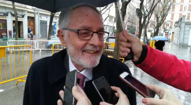 Celdrán, expresidente del PP de Cartagena, tras testificar en el Supremo Celdrán, expresidente del PP de Cartagena, tras testificar en el Supremo
