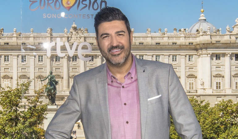 Tony Aguilar, la voz de Eurovisión 2018 Tony Aguilar, la voz de Eurovisión 2018