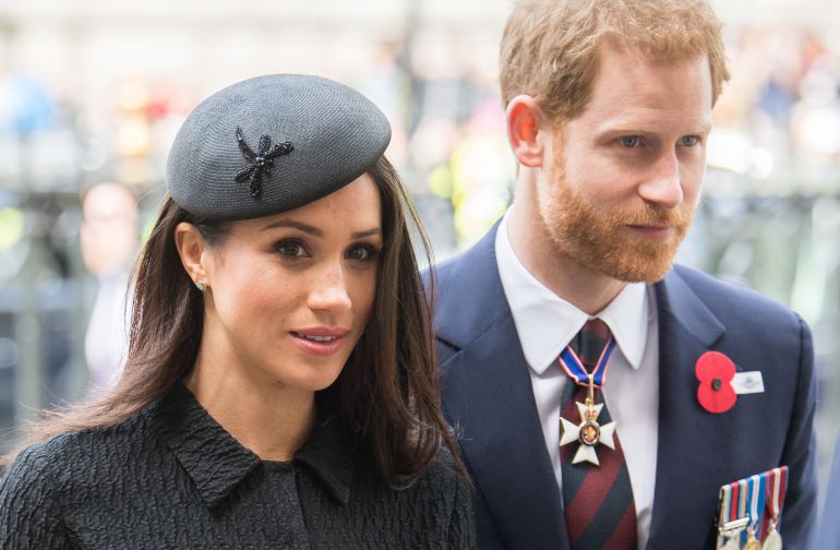 Meghan Markle y el príncipe Enrique II. Meghan Markle y el príncipe Enrique II.