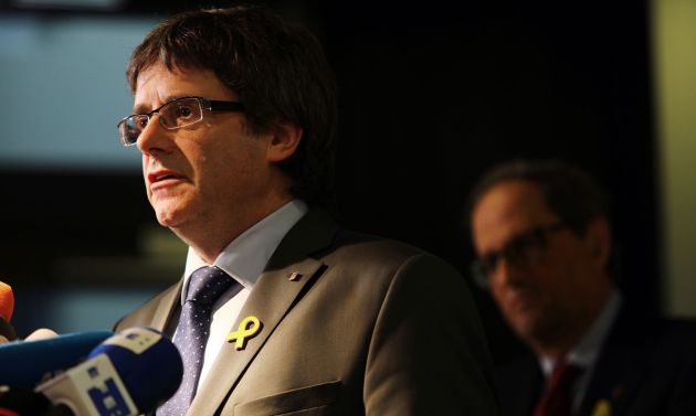 Puigdemont ofrece una rueda de prensa conjunta en Berlín con Torra Puigdemont ofrece una rueda de prensa conjunta en Berlín con Torra