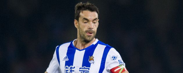 Xabi Prieto, durante un partido con la Real Xabi Prieto, durante un partido con la Real
