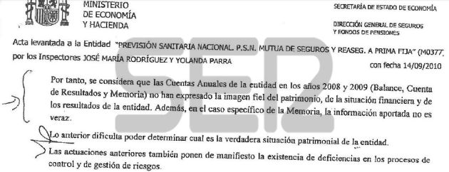 El Gobierno investiga a la segunda mutua sanitaria española El Gobierno investiga a la segunda mutua sanitaria española