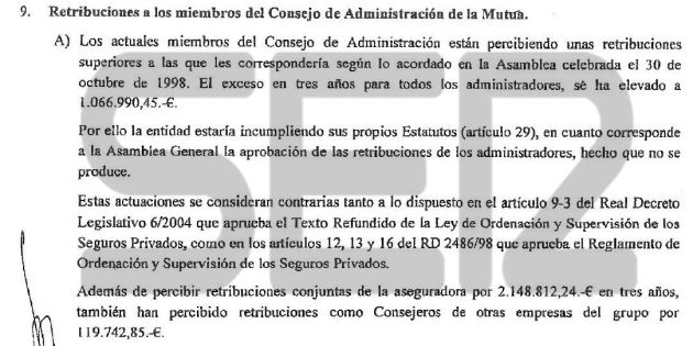 El Gobierno investiga a la segunda mutua sanitaria española El Gobierno investiga a la segunda mutua sanitaria española