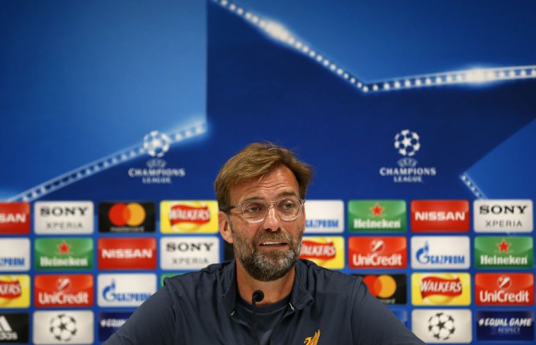 Jurgen Klopp durante una rueda de prensa Jurgen Klopp durante una rueda de prensa