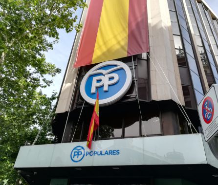 Sede del PP en la calle Génova de Madrid. Sede del PP en la calle Génova de Madrid.