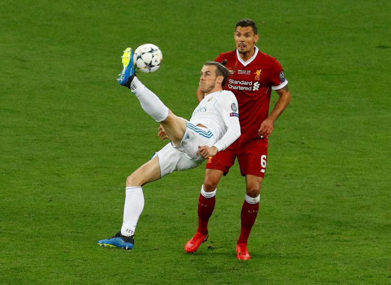 Bale marca el segundo del Madrid de chilena. Bale marca el segundo del Madrid de chilena.