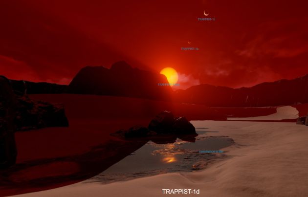 La NASA muestra planetas como Trappist-1d La NASA muestra planetas como Trappist-1d