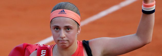 Ostapenko, diciendo adiós en primera ronda Ostapenko, diciendo adiós en primera ronda